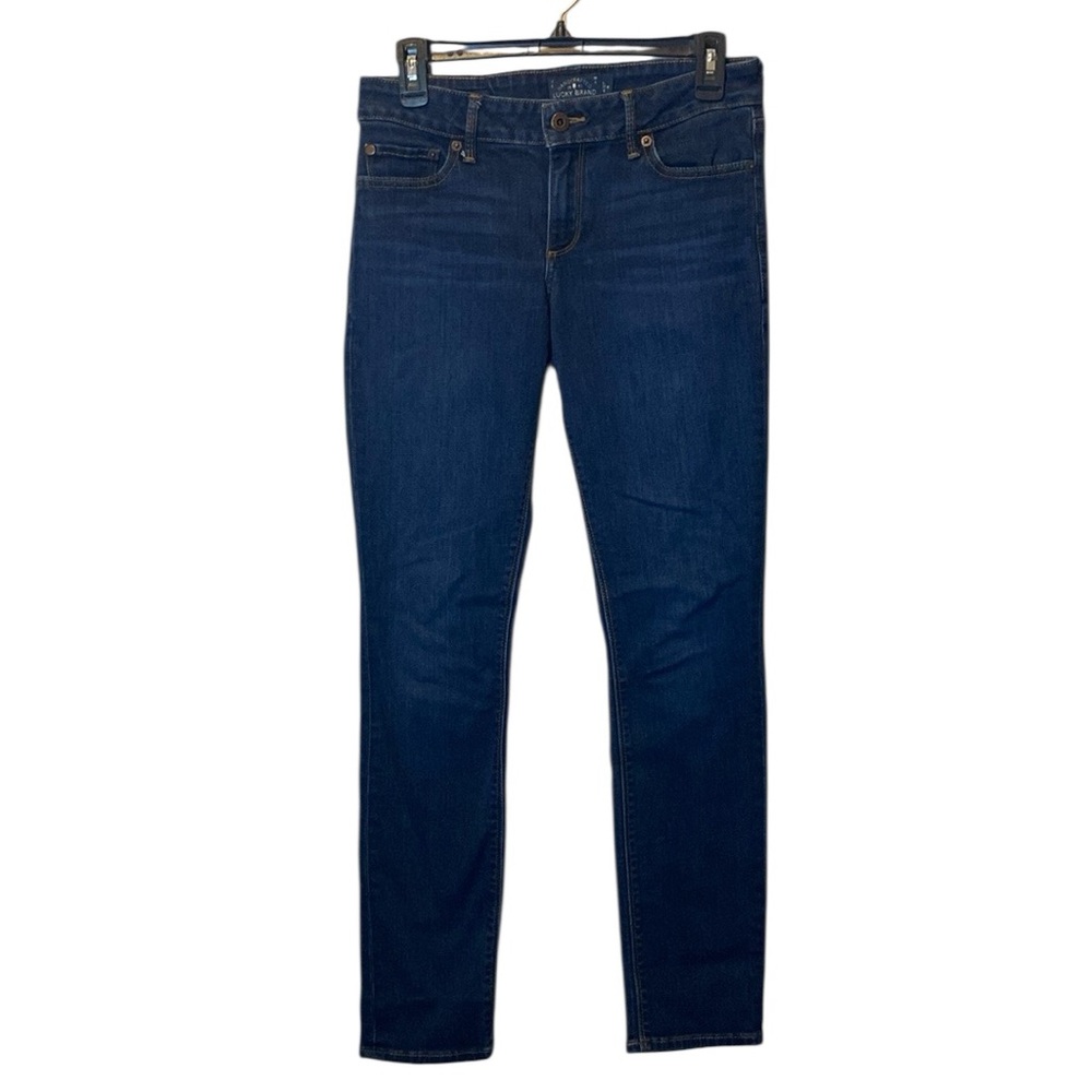 Lucky Brand Lolita Jeans Women’s 4/27 Blue Stretch Denim Skinny Low Rise Ankle